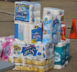 Shelter Toilet Paper Drive